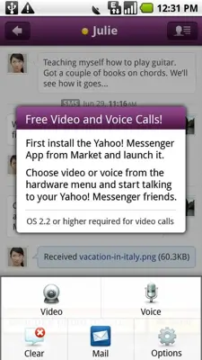 Messenger Voice and Video Plug-in android App screenshot 1